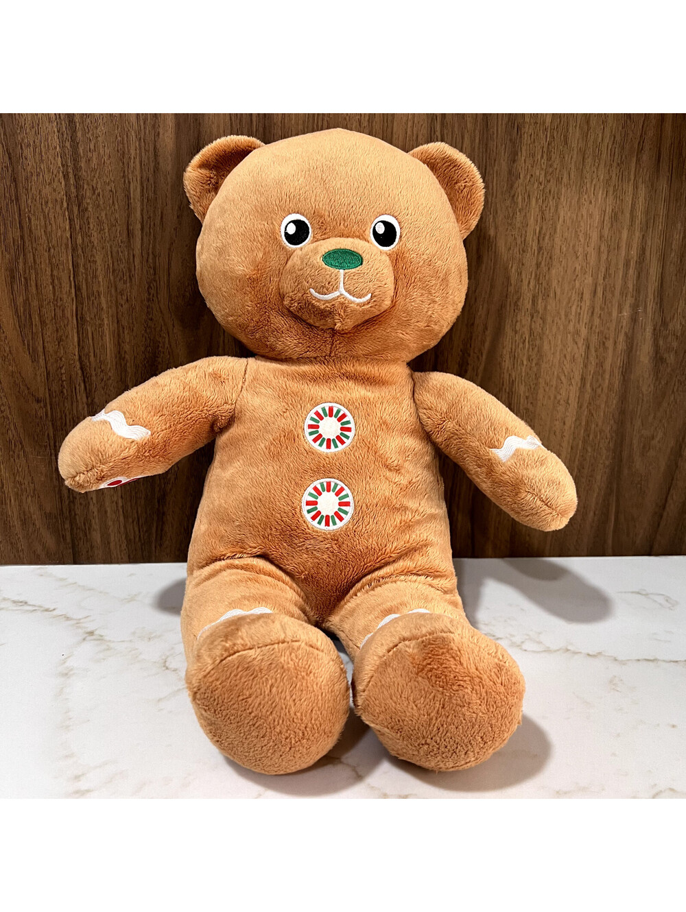 2022 Build A Bear Workshop Gingerbear Christmas Holiday Exclusive Stuffed BAB